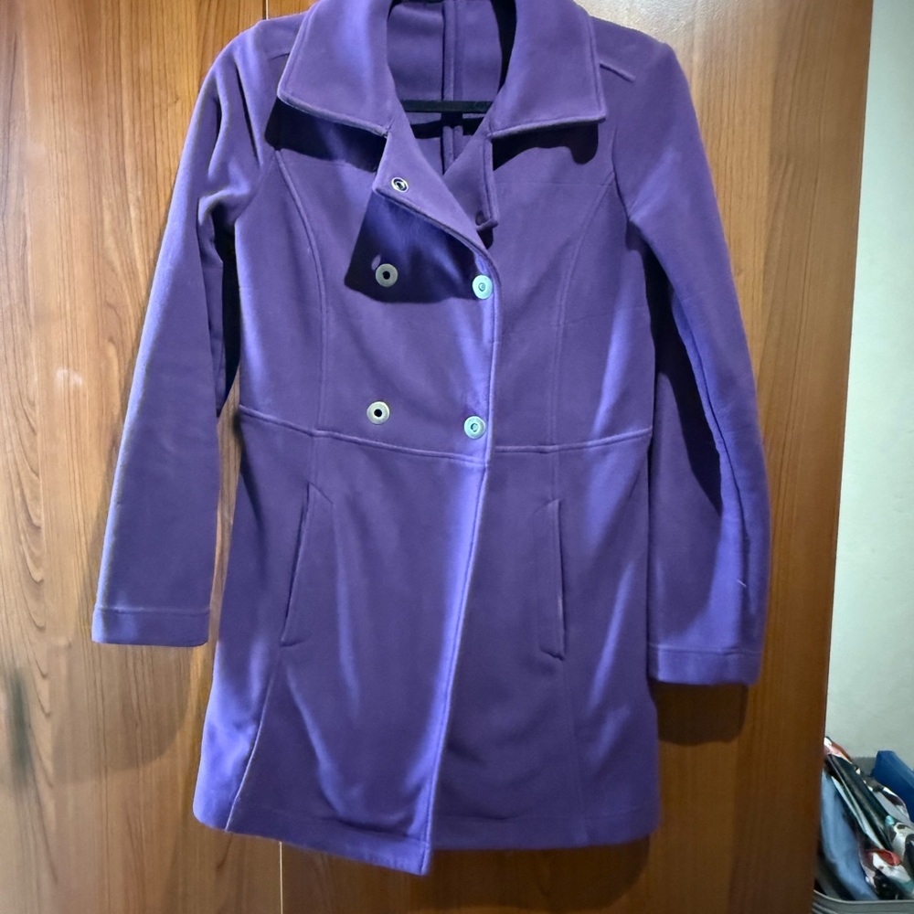 Elegant Women's Purple Trench Coat